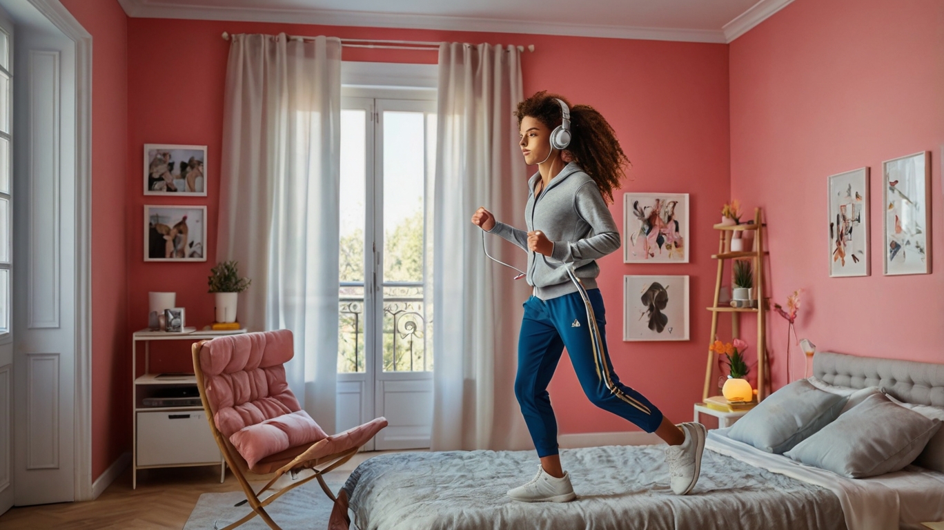 Séance de fitness intermédiaire